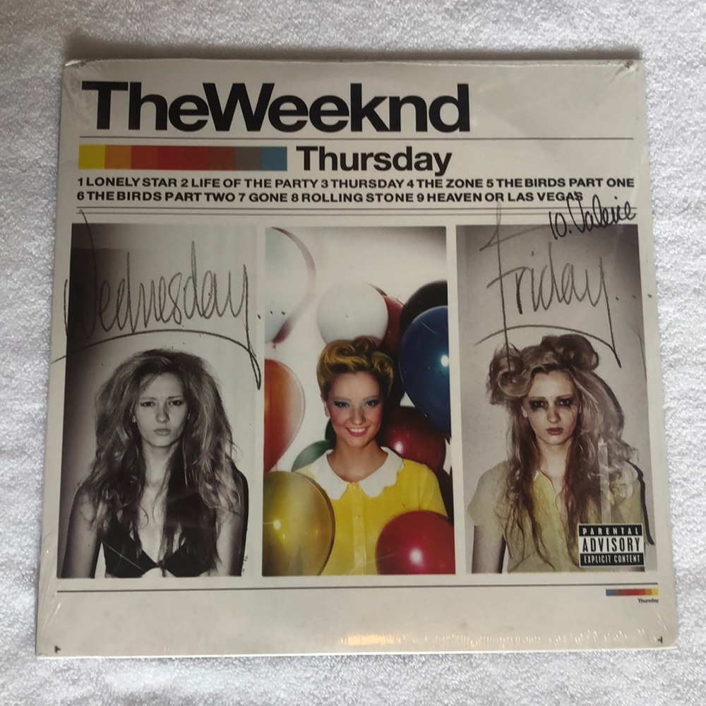 The Weeknd “Thursday” Vinyl Record